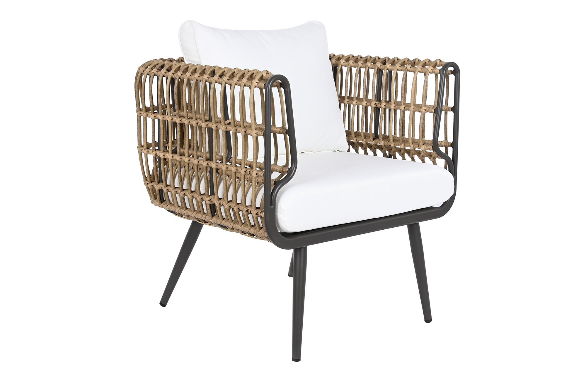 CONJUNTO SILLONES Y MESITAS RATAN
