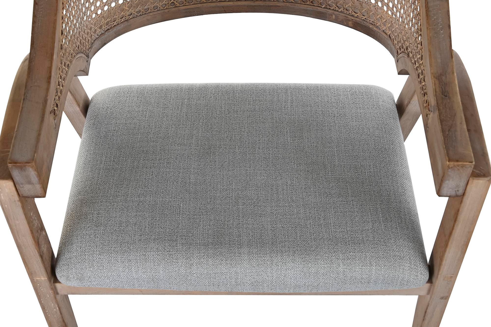 SET 2 SILLAS ABETO GRIS CLARO