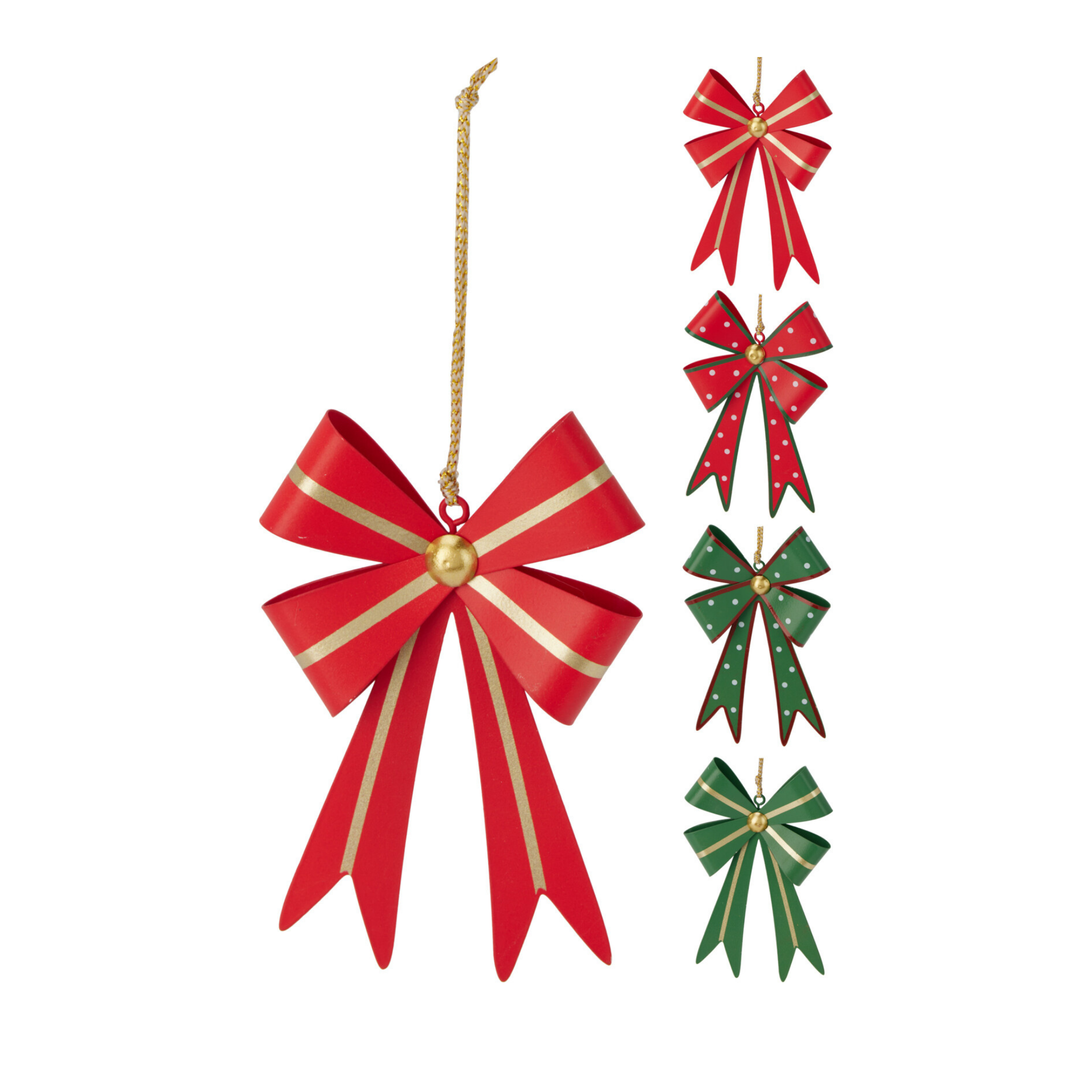 LAZO NAVIDEÑO COLGANTE 9CM