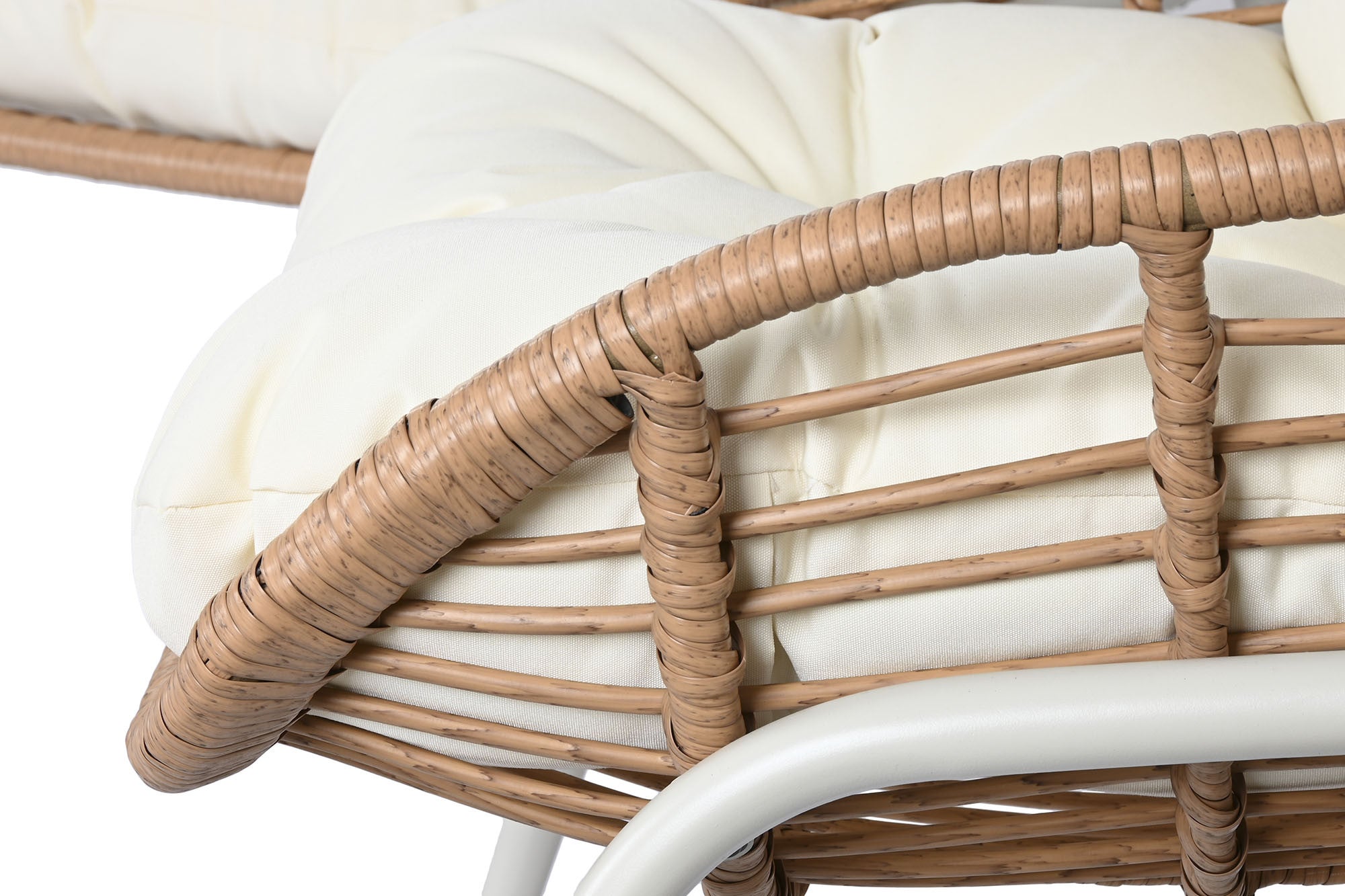 CONJUNTO SOFA RATAN BEIGE