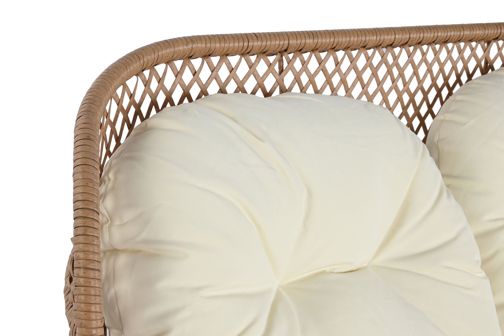 CONJUNTO SOFA RATAN BEIGE