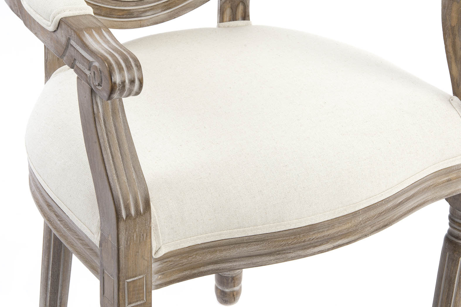 SET 2 SILLAS ABETO Y LINO BEIGE