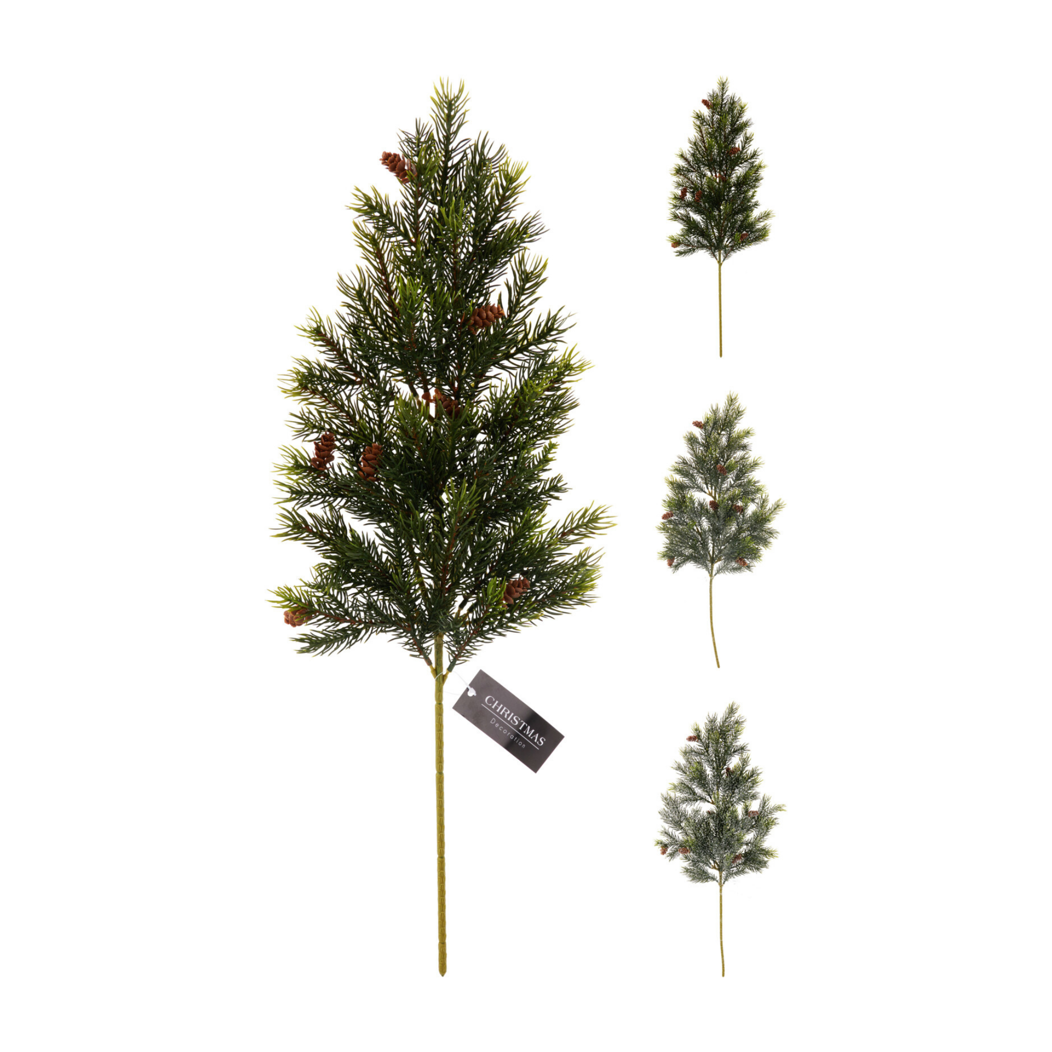 RAMA DE PINO NAVIDEÑA CON PIÑAS 66CM