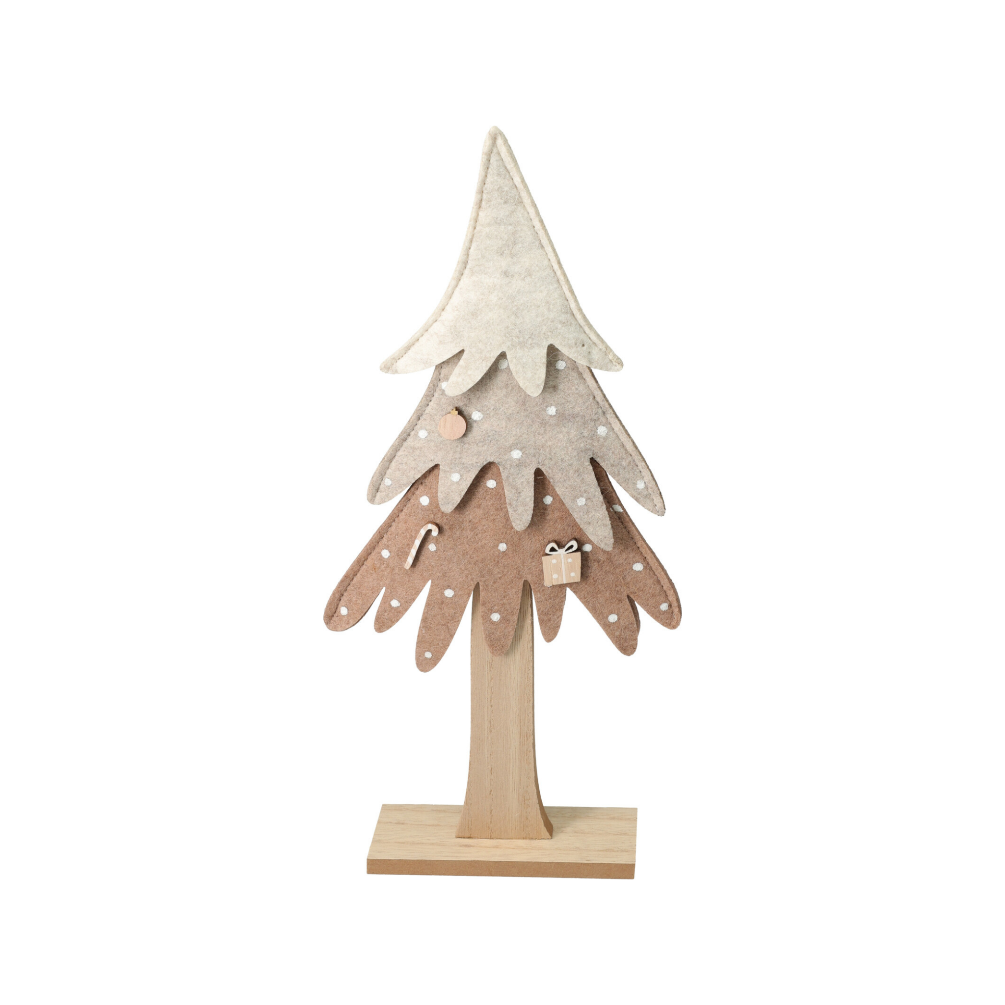 XMAS TREE 27CM MARRON