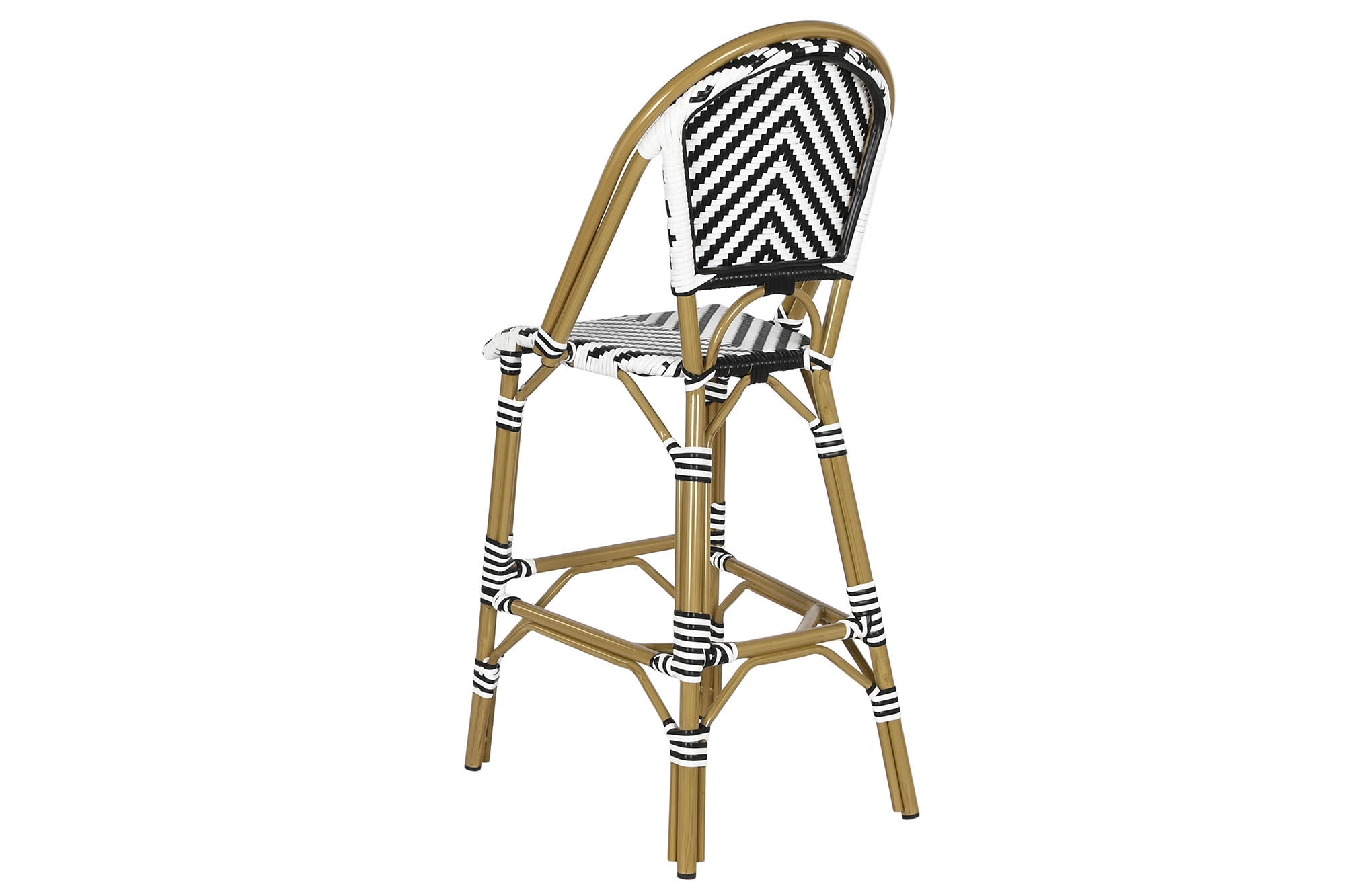 SET 2 TABURETES ZEBRA RATAN