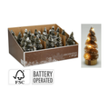 ARBOL DE NAVIDAD VERDE CON LUCES LED 15CM