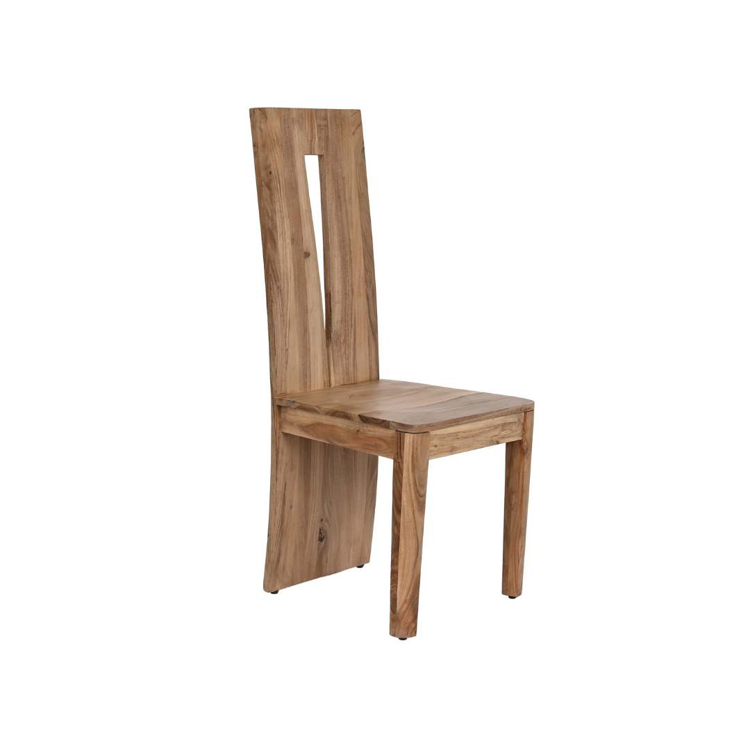 SET 2 SILLAS ACACIA NATURAL
