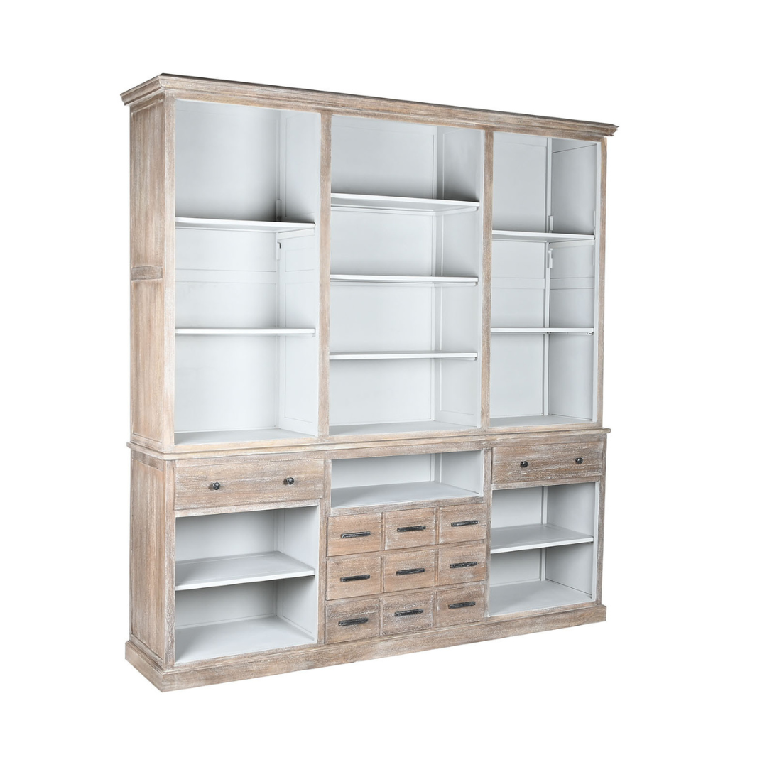 ESTANTERIA MADERA DE MANGO NATURAL