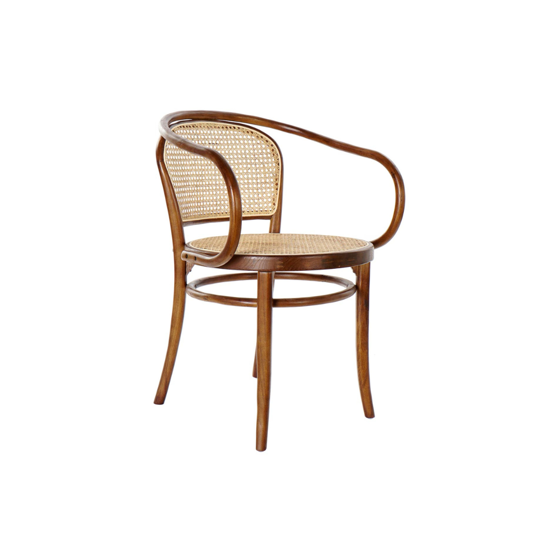SET 2 SILLAS OLMO RATAN MARRON