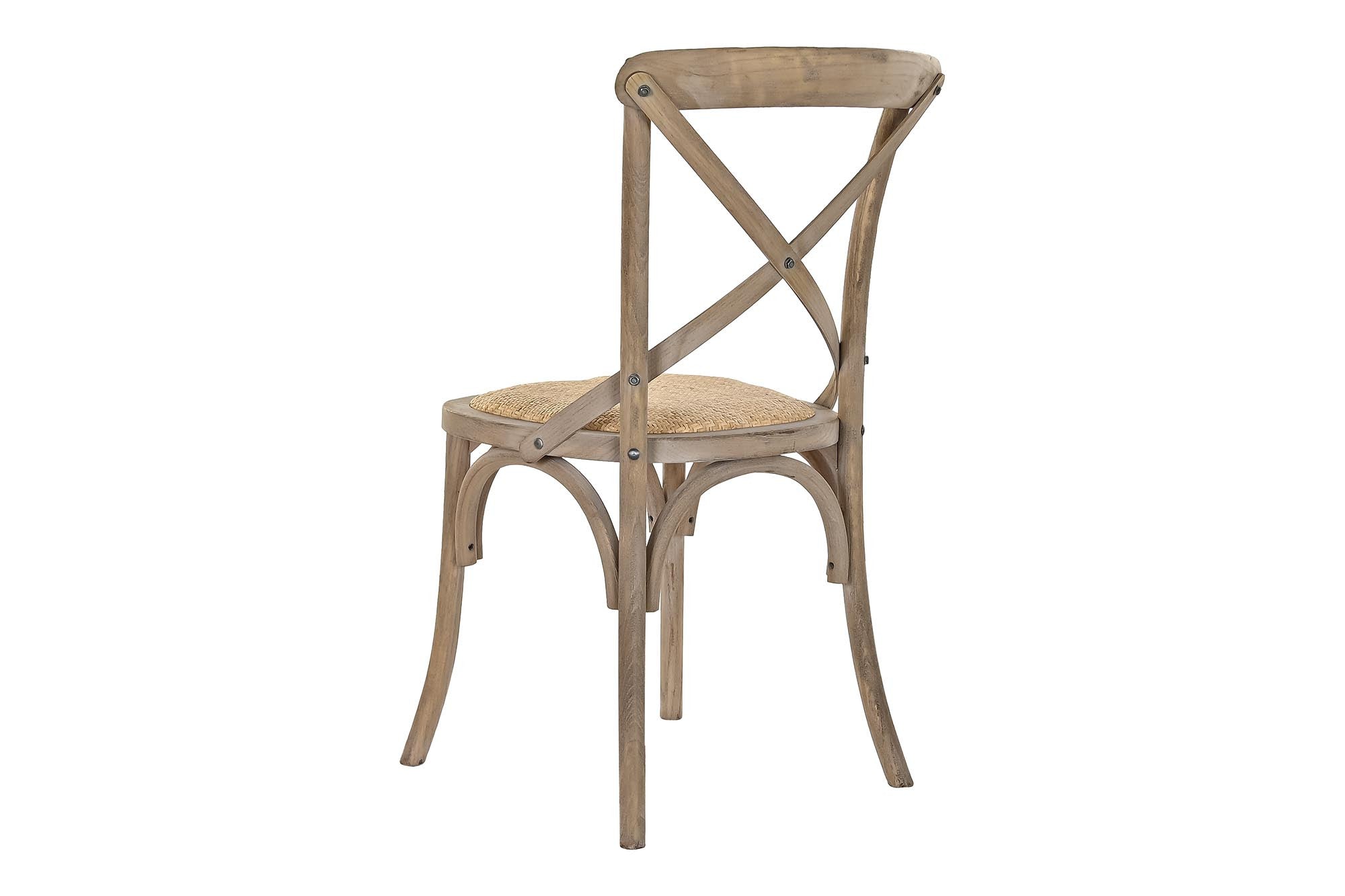 SET 3 SILLAS RUBBERWOOD CROSSBACK