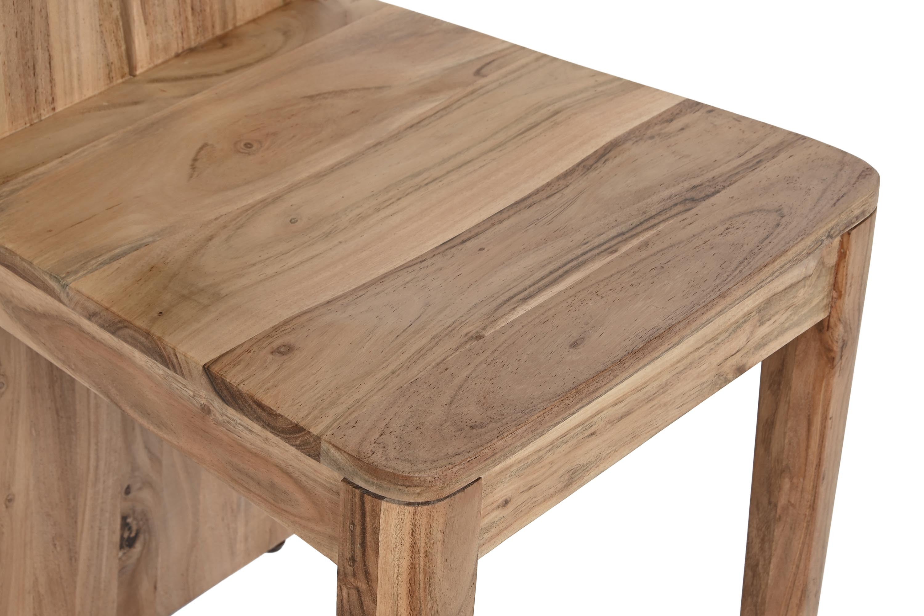 SET 2 SILLAS ACACIA NATURAL