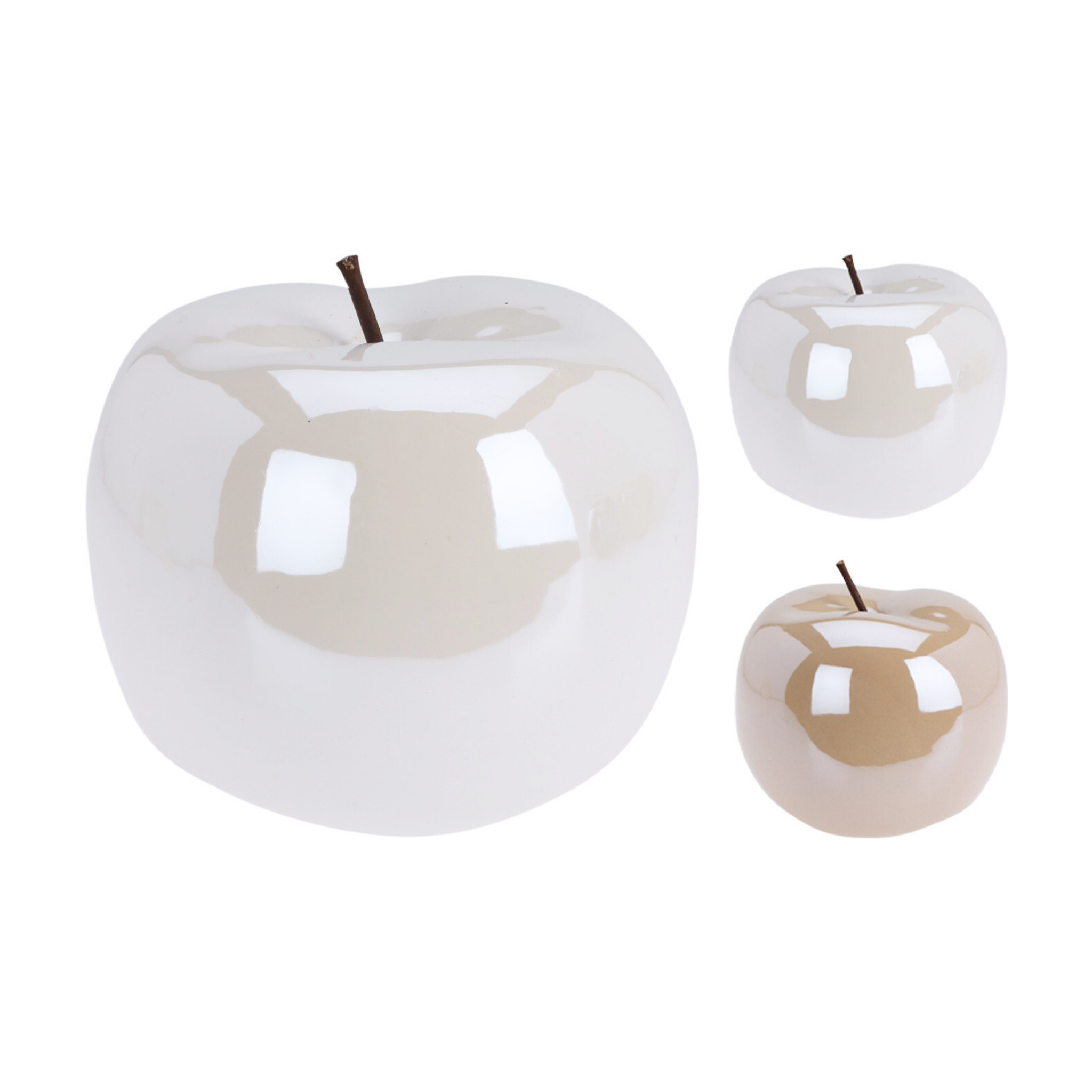 MANZANA NAVIDEÑA DECORATIVA 4CM