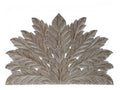 CABECERO CAMA MDF 160X3X118 HOJAS DECAPE NATURAL