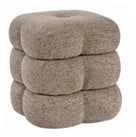 REPOSAPIES POLIESTER 42,5X42,5X43 GIRATORIO VERDE