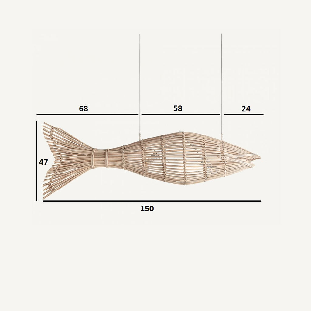 LÁMPARA DE COLGAR FISH