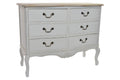 COMODA MADERA 100X40X80 NATURAL BLANCO
