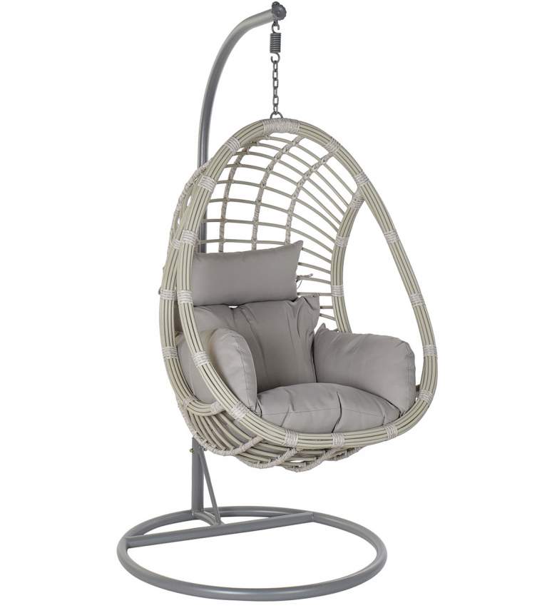SILLON COLGANTE RATAN SINTETICO 90X70X110 120kg MA