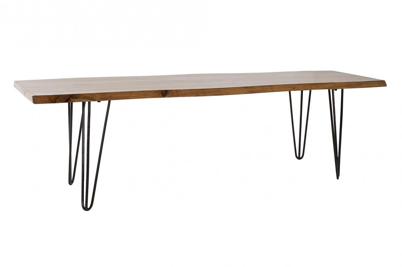 DESCALZADORA ACACIA METAL 160X40X46 NATURAL