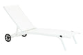TUMBONA ALUMINIO TEXTILENE 187,5X64X97 RUEDAS
