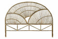 CABECERO CAMA RATAN 178X4X128 NATURAL NATURAL