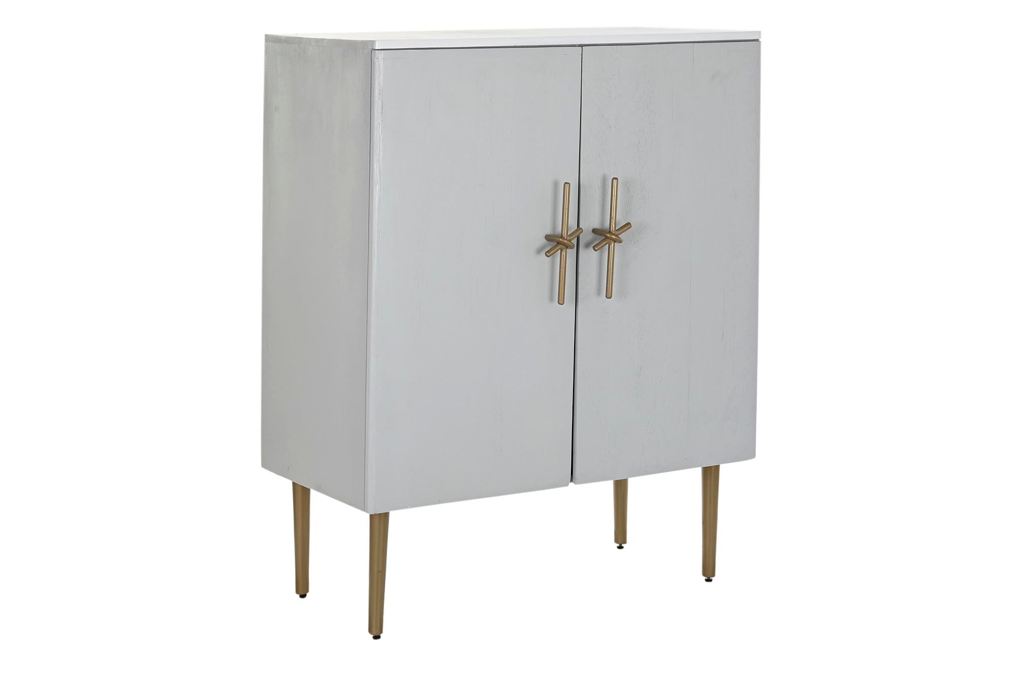 ARMARIO MANGO HIERRO 85X45X110 LAZO BLANCO