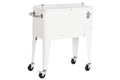 NEVERA ACERO PP 74X43X80 56 LITROS BLANCO