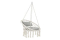 SILLA COLGANTE ALGODON 82X62X123 100KGS, CON COJIN