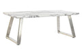 MESA CENTRO MDF ACERO 120X60X44 BLANCO