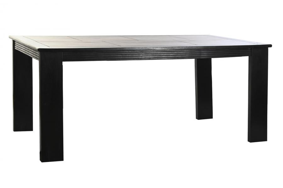 MESA COMEDOR ACACIA 180X90X76 MARRON OSCURO
