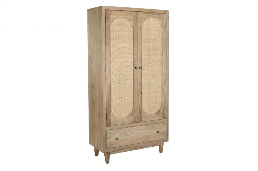 ARMARIO MANGO RATAN 90X40X180 NATURAL