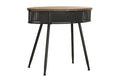 CONSOLA ABETO METAL 90,5X39X78 NEGRO