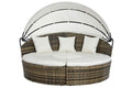 CAMA CHILL OUT RATAN SINTETICO ACERO 175X175X145