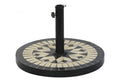 BASE PARASOL GRES INOX 50X50X32,5 20KG, AZULEJO