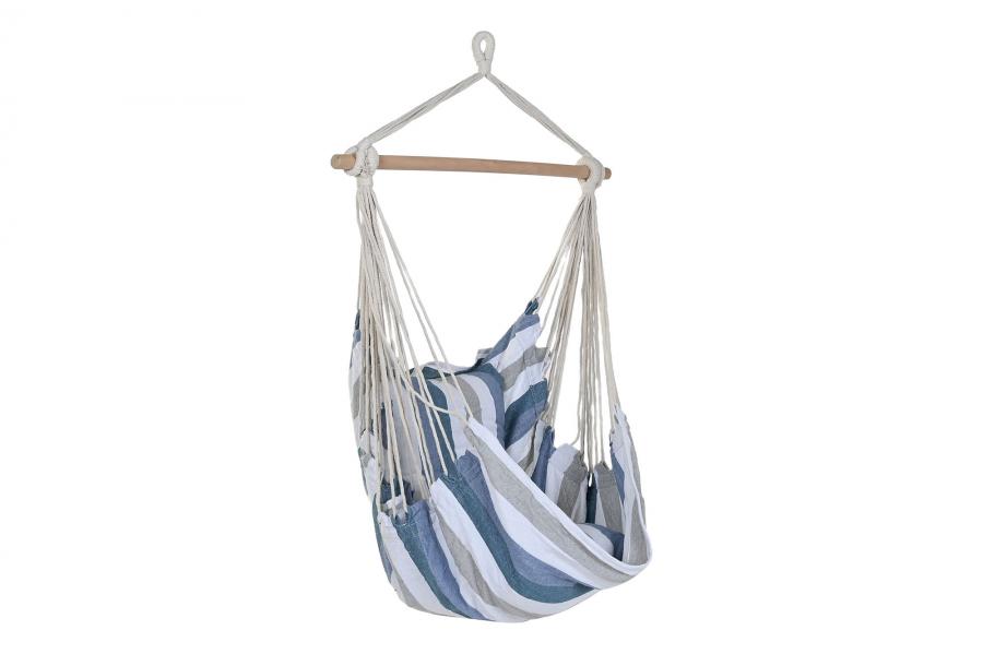SILLA COLGANTE ALGODON 100X60X135 100KG, RAYAS