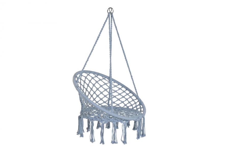 SILLA COLGANTE ALGODON ACERO 80X63X128 100KG,