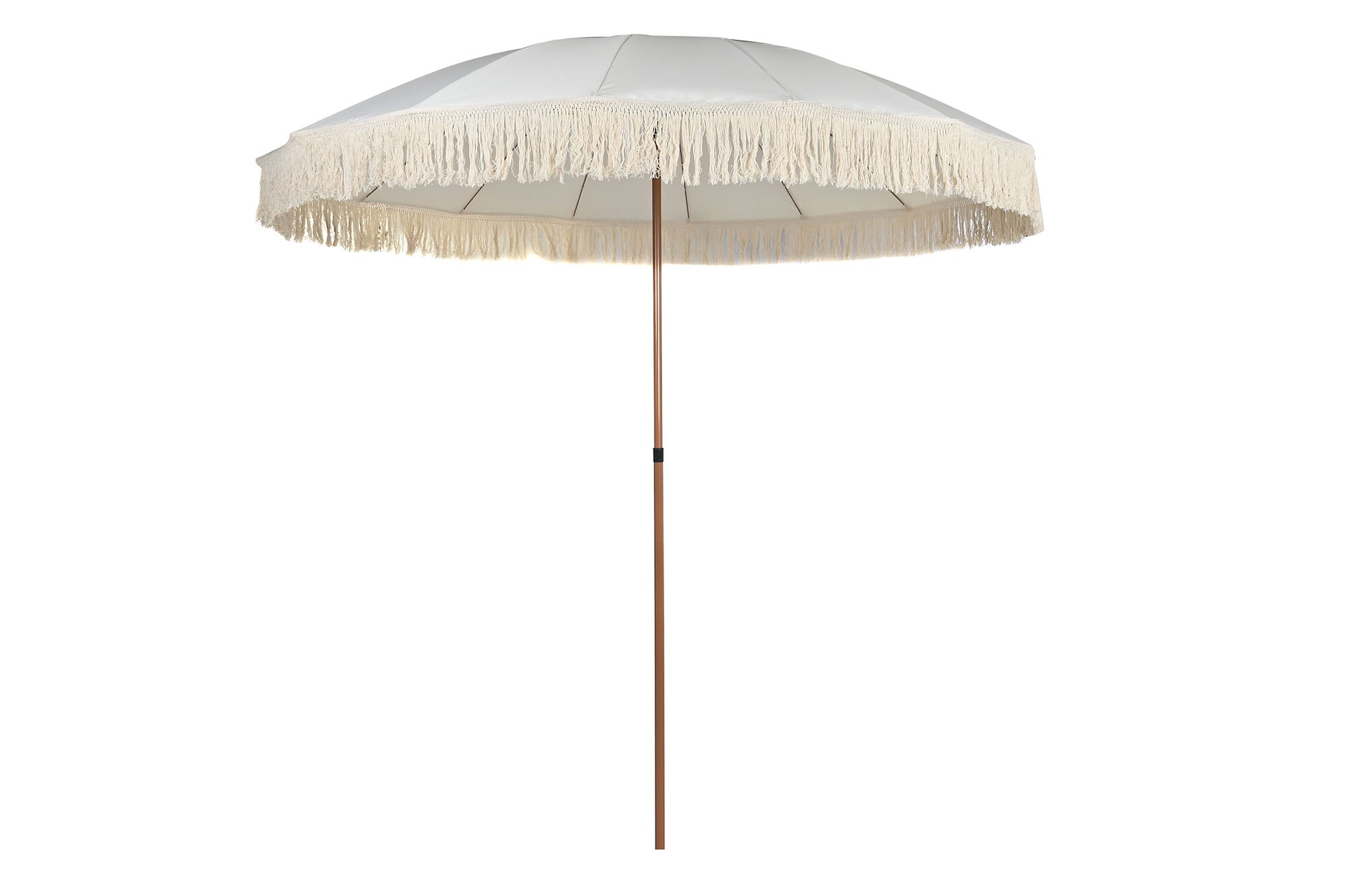 PARASOL POLIESTER ACERO 250X250X236 FLECOS BEIGE