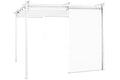 PERGOLA ACERO 290X290X230 300 GSM, TOLDO Y CORTINA