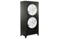 ARMARIO ABETO MDF 85,5X50,5X186,2 NEGRO