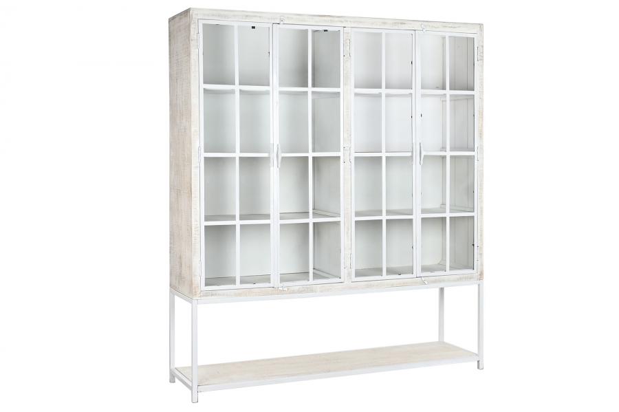 ESTANTERIA MANGO METAL 170X45X200 DECAPE BLANCO