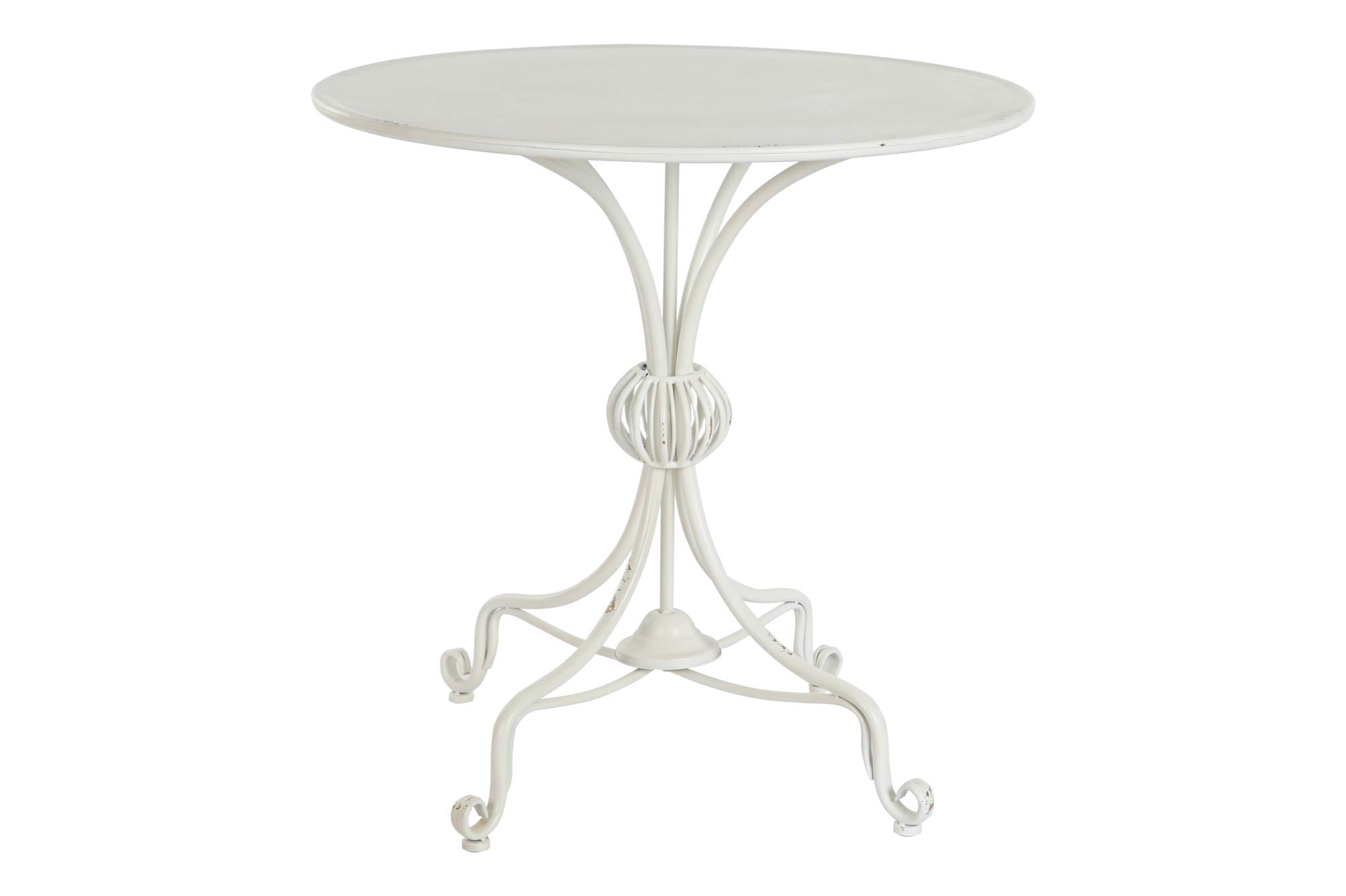 MESITA AUXILIAR METAL 81X81X81,5 BLANCO