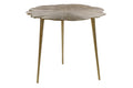 MESITA AUXILIAR ALUMINIO 62X62X54 DORADO