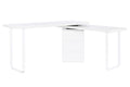 ESCRITORIO MDF METAL 150X120X75 BLANCO