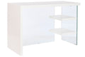 ESCRITORIO CRISTAL MDF 120X50X76 TEMPLADO BLANCO