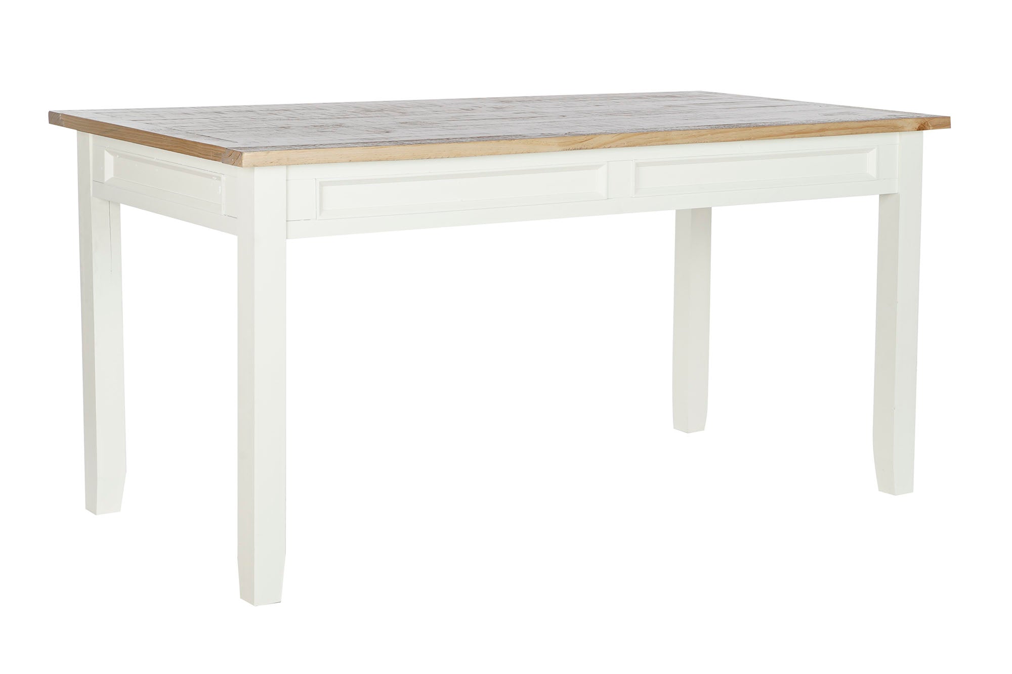 MESA COMEDOR PAULOWNIA 160X80X79 BEIGE