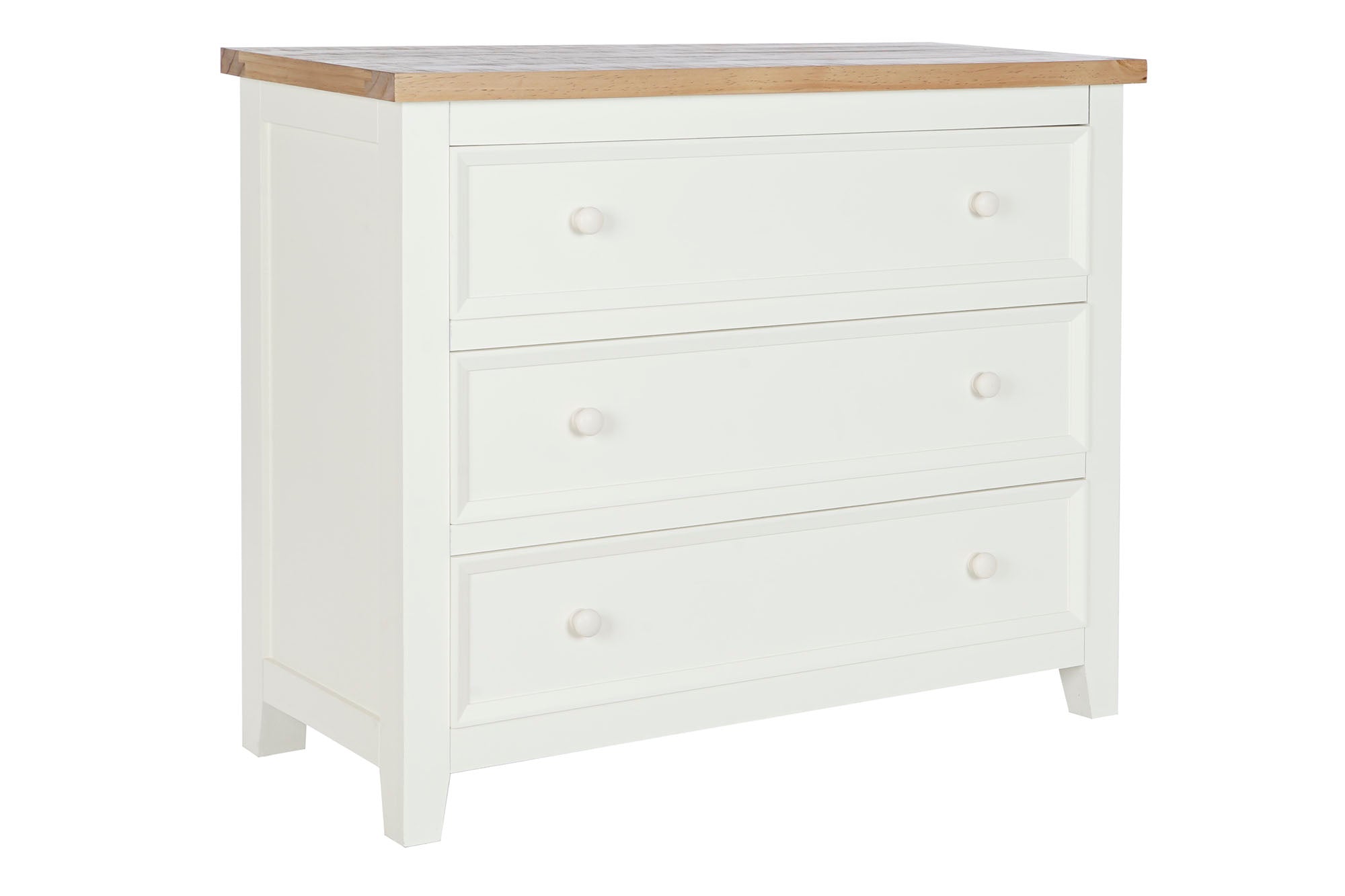 COMODA PAULOWNIA 93,6X38X76 3CAJ, BEIGE