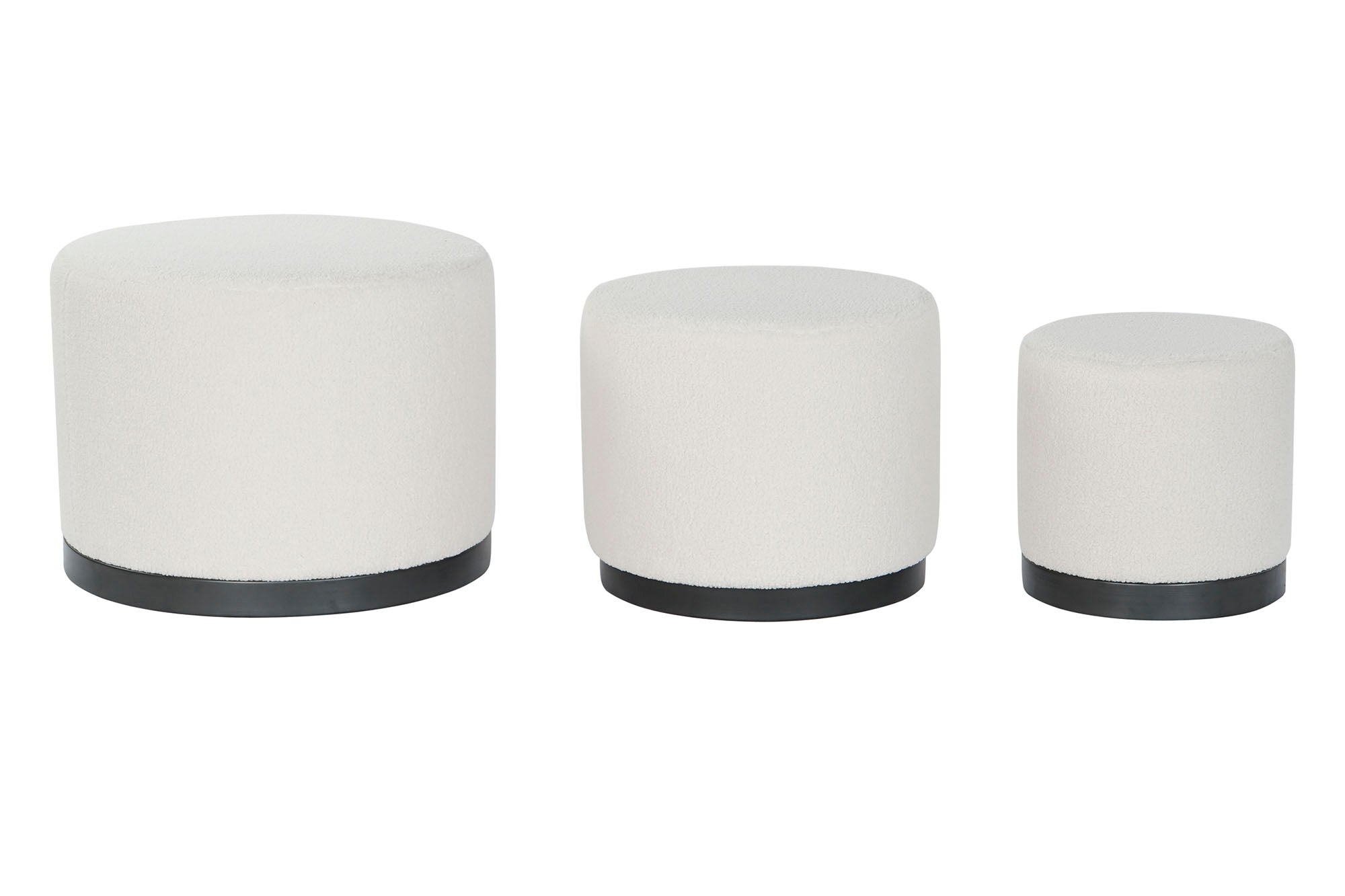 REPOSAPIES SET 3 POLIESTER MDF 60X60X45 BORREGUITO