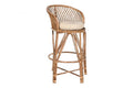 TABURETE RATAN 54X58X100 CON COJIN NATURAL