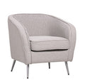 SILLON POLIESTER METAL 70X68X73 GRIS