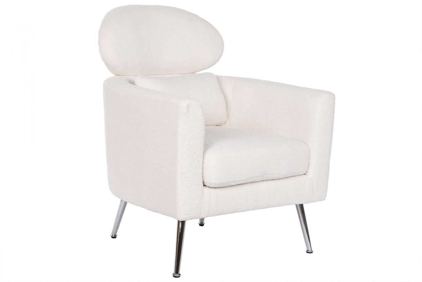 BUTACA POLIESTER METAL 71X75X95 PATAS CROMADAS