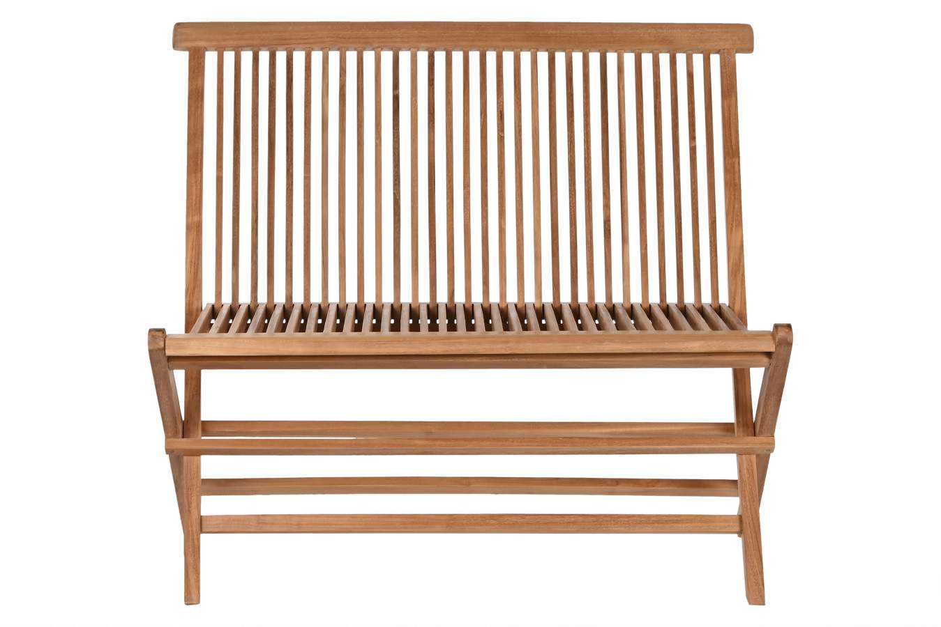 BANCO TECA 100X45X90 PLEGABLE NATURAL MARRON